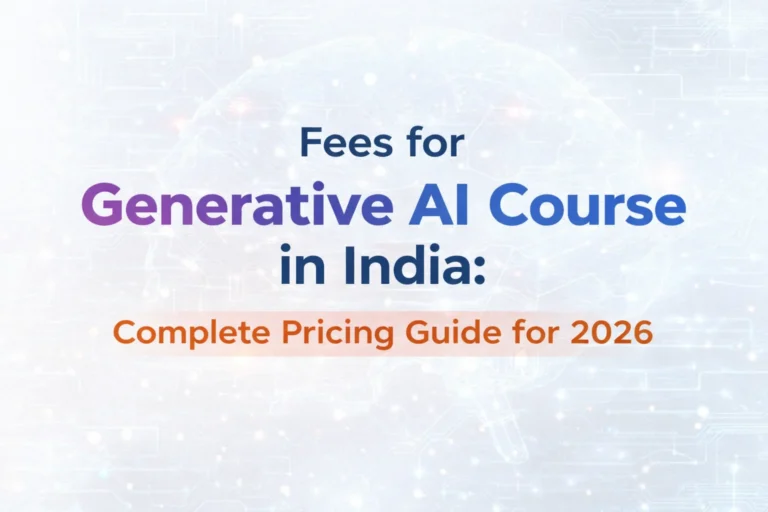 Fees for Generative AI Course