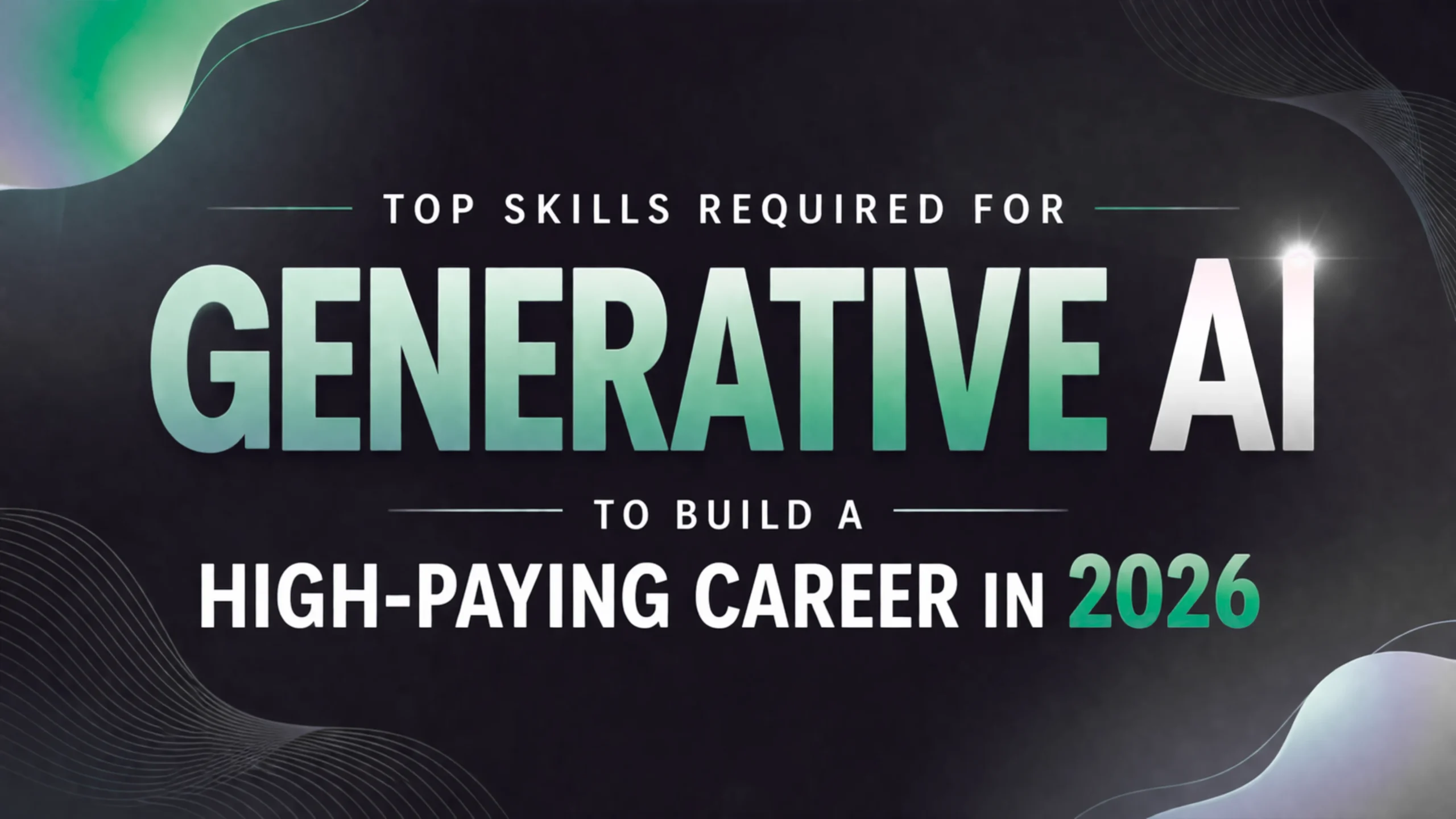 Skills required for Generative AI